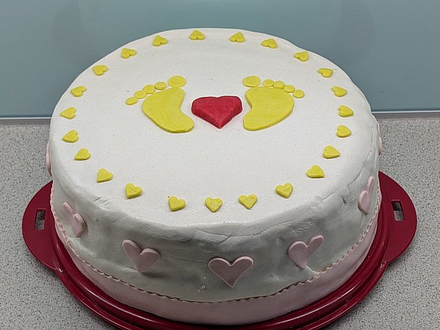 Babyparty-Torte f�r Bettina
